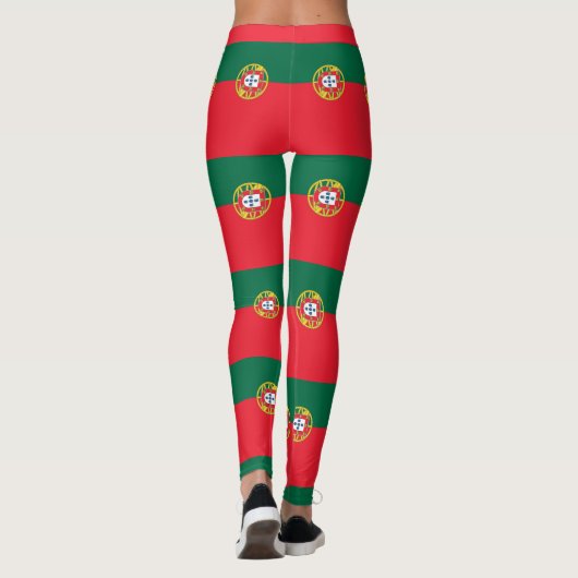 Leggings met de Portugese vlag (Achterkant)