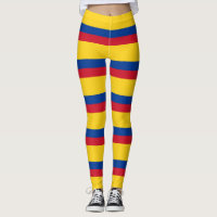 Leggings met de vlag van Colombia