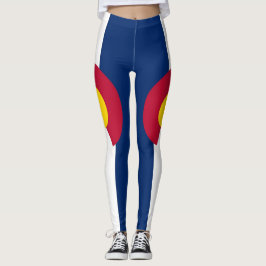 Leggings met de vlag van Colorado State, Verenigde
