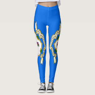 Leggings met de vlag van Connecticut State, USA