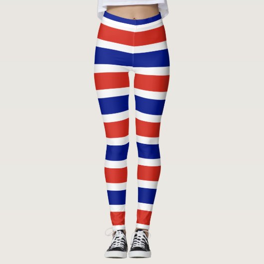 Leggings met de vlag van Costa Rica (Voorkant)