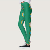 Leggings met de vlag van de Amerikaanse staat Wash (Links)