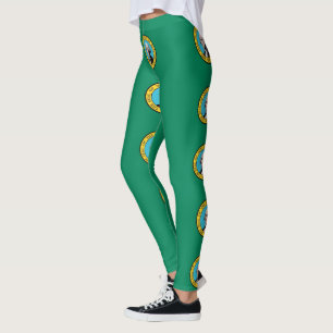 Leggings met de vlag van de Amerikaanse staat Wash