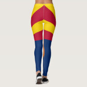 Leggings met de vlag van de staat Arizona, Verenig (Achterkant)