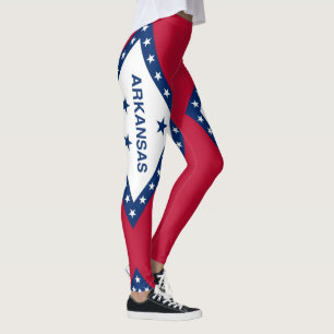 Leggings met de vlag van de staat Arkansas, VS