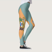 Leggings met de vlag van de staat Delaware, Vereni (Rechts)
