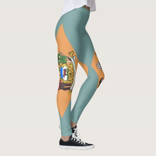 Leggings met de vlag van de staat Delaware, Vereni (Rechts)
