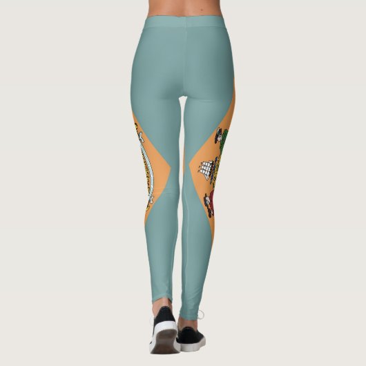 Leggings met de vlag van de staat Delaware, Vereni (Achterkant)