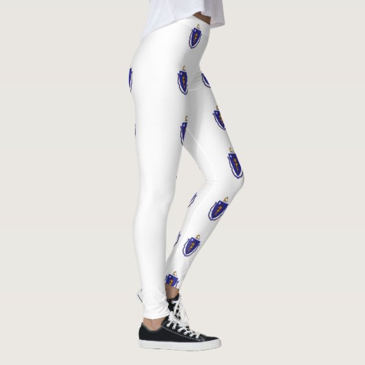 Leggings met de vlag van de staat Massachusetts, V (Rechts)