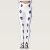 Leggings met de vlag van de staat Massachusetts, V (Voorkant)