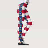 Leggings met de vlag van de staat North Carolina,  (Rechts)