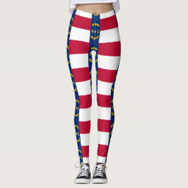 Leggings met de vlag van de staat North Carolina, 