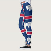 Leggings met de vlag van de staat Wyoming, Verenig (Links)