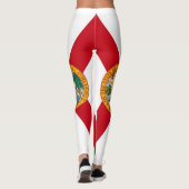Leggings met de vlag van Florida State, Verenigde  (Achterkant)