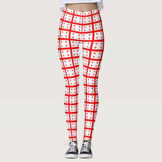 Leggings met de vlag van Georgië (Voorkant)