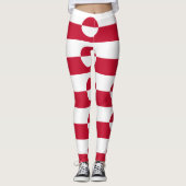 Leggings met de vlag van Groenland (Voorkant)