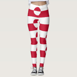 Leggings met de vlag van Groenland