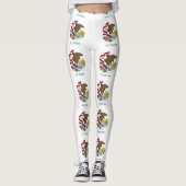 Leggings met de vlag van Illinois State, Verenigde (Voorkant)