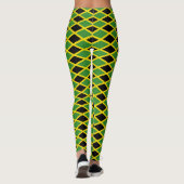 Leggings met de vlag van Jamaica (Achterkant)