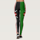 Leggings met de vlag van Kenia (Achterkant)