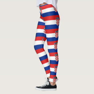 Leggings met de vlag van Kroatië