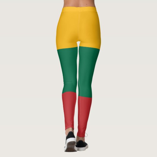 Leggings met de vlag van Litouwen (Achterkant)