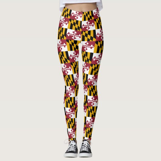 Leggings met de vlag van Maryland, Verenigde State (Voorkant)