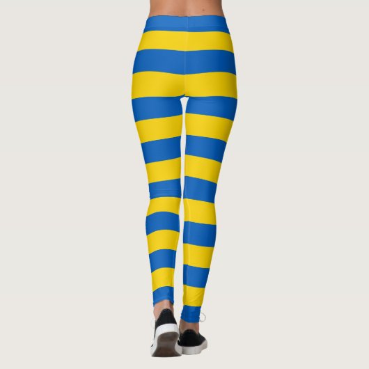 Leggings met de vlag van Oekraïne (Achterkant)