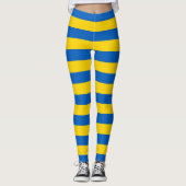 Leggings met de vlag van Oekraïne (Voorkant)