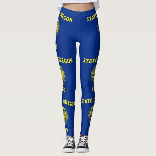 Leggings met de vlag van Oregon State, USA (Voorkant)