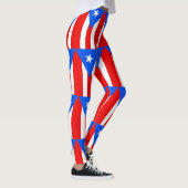 Leggings met de vlag van Puerto Rico, Verenigde St (Rechts)
