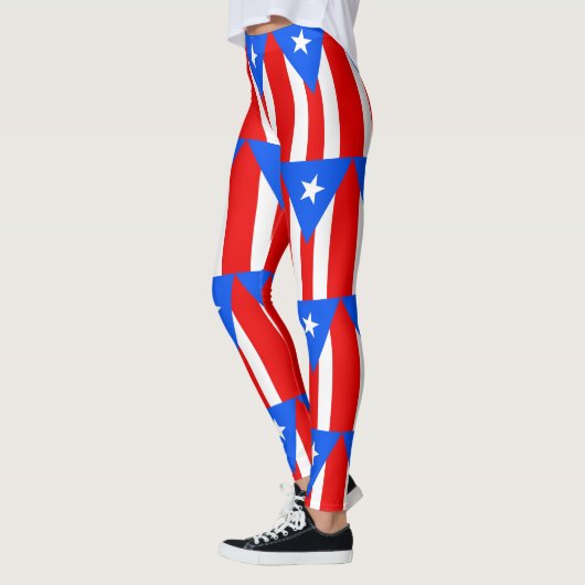 Leggings met de vlag van Puerto Rico, Verenigde St (Links)