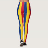 Leggings met de vlag van Roemenië (Achterkant)