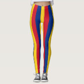 Leggings met de vlag van Roemenië (Voorkant)