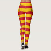 Leggings met de vlag van Spanje (Achterkant)