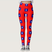 Leggings met de vlag van Taiwan (Voorkant)