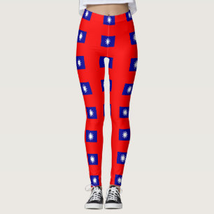 Leggings met de vlag van Taiwan