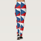 Leggings met de vlag van Tsjechië (Achterkant)
