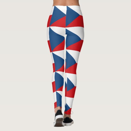 Leggings met de vlag van Tsjechië (Achterkant)