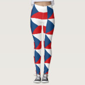 Leggings met de vlag van Tsjechië (Voorkant)