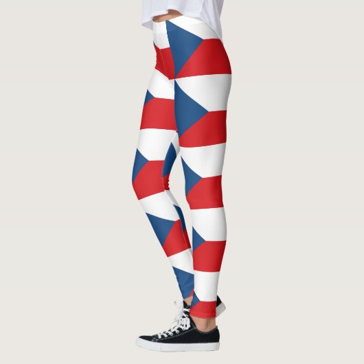 Leggings met de vlag van Tsjechië (Links)