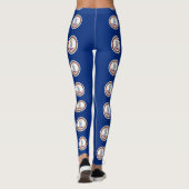 Leggings met de vlag van Virginia State, Verenigde (Achterkant)