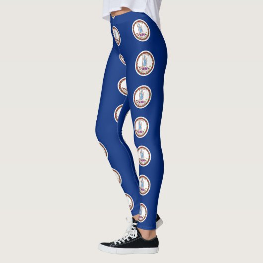 Leggings met de vlag van Virginia State, Verenigde (Links)