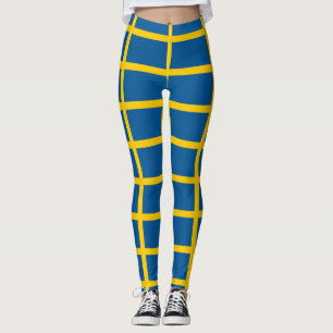 Leggings met de vlag van Zweden