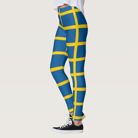 Leggings met de vlag van Zweden (Links)