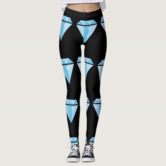 Leggings met diamant (Voorkant)