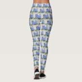 Leggings met Donkey en Daisy Happy Design (Achterkant)