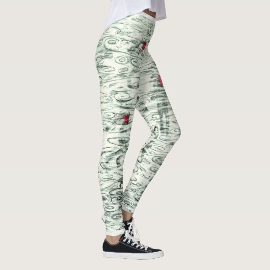 Leggings met drijvende hartslag Ontworpen door: Ar (Rechts)