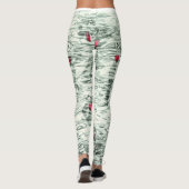 Leggings met drijvende hartslag Ontworpen door: Ar (Achterkant)