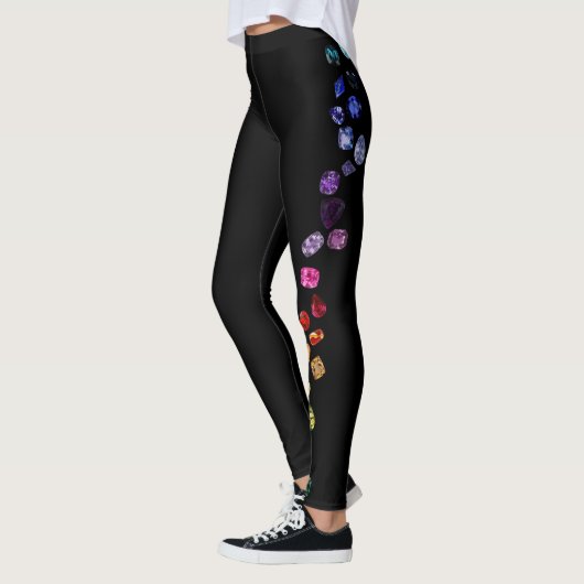 Leggings met dubbele rij Gemstone (Links)
